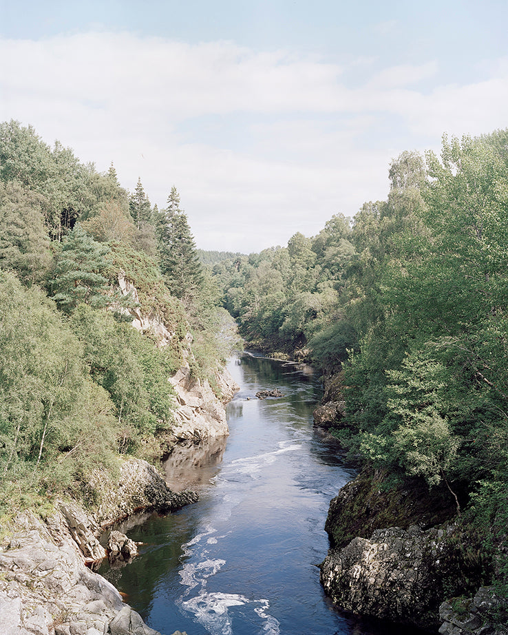 Fergus Heron: River Findhorn, Dulsie Bridge, Highland, Scotland, August 2019